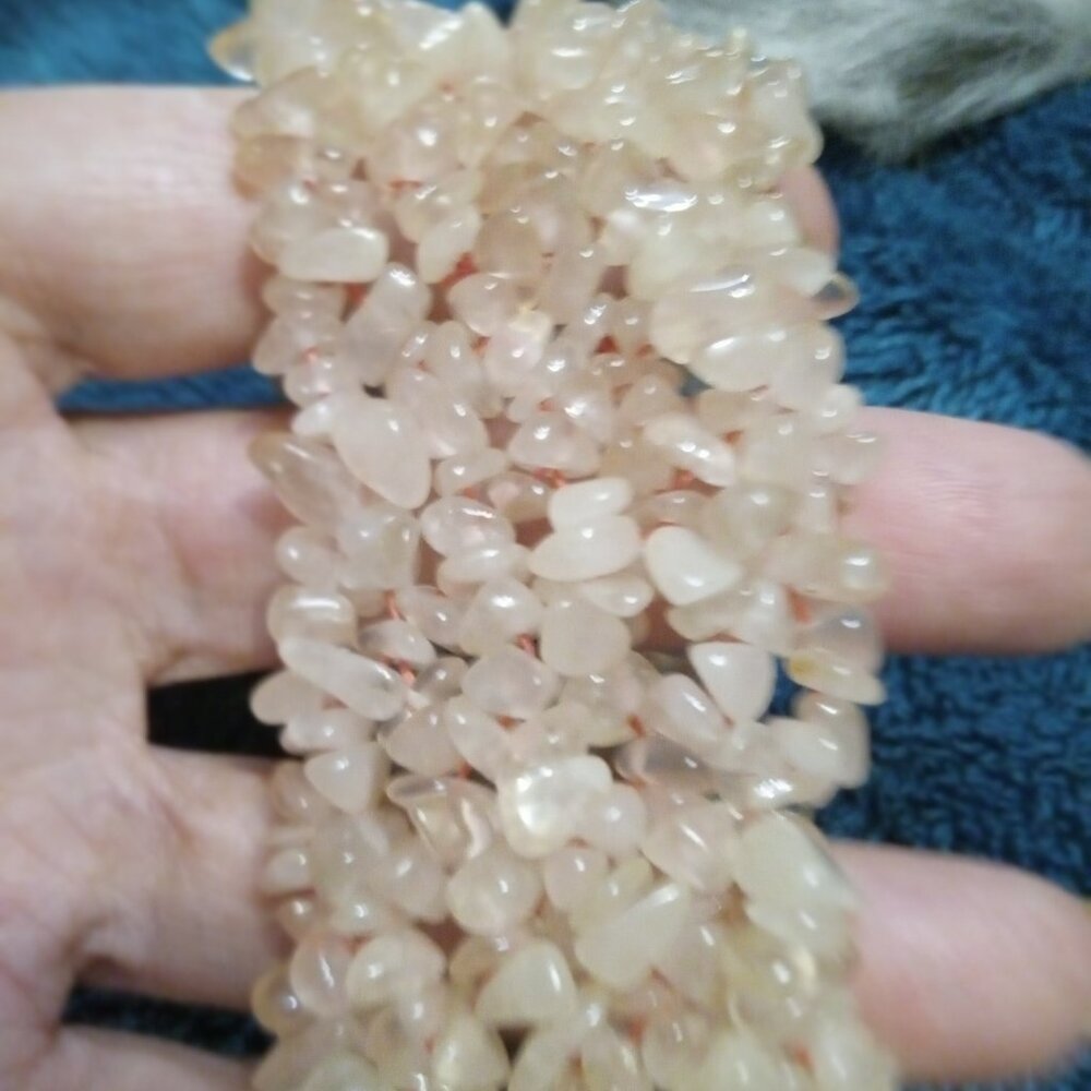 Vintage Pink Quartz Cuff - Picture 2 of 3